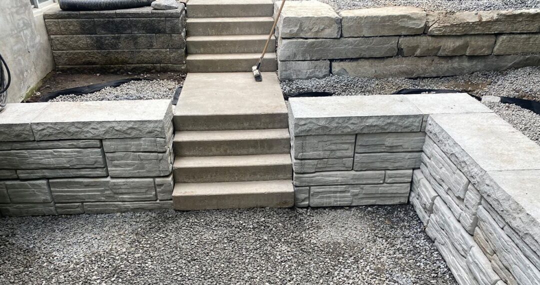 Retaining Wall & Steps