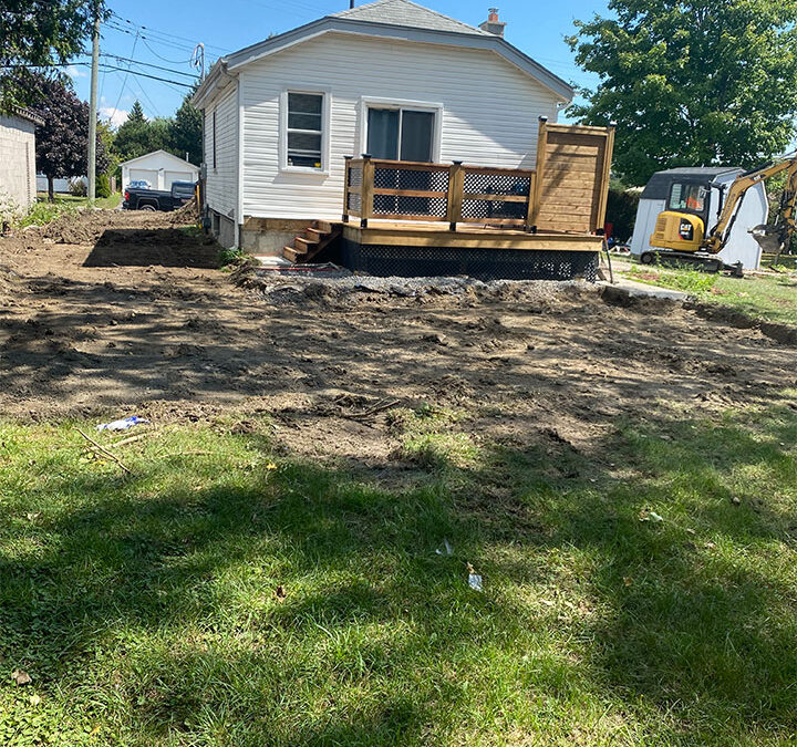 Excavation & Deck Construction