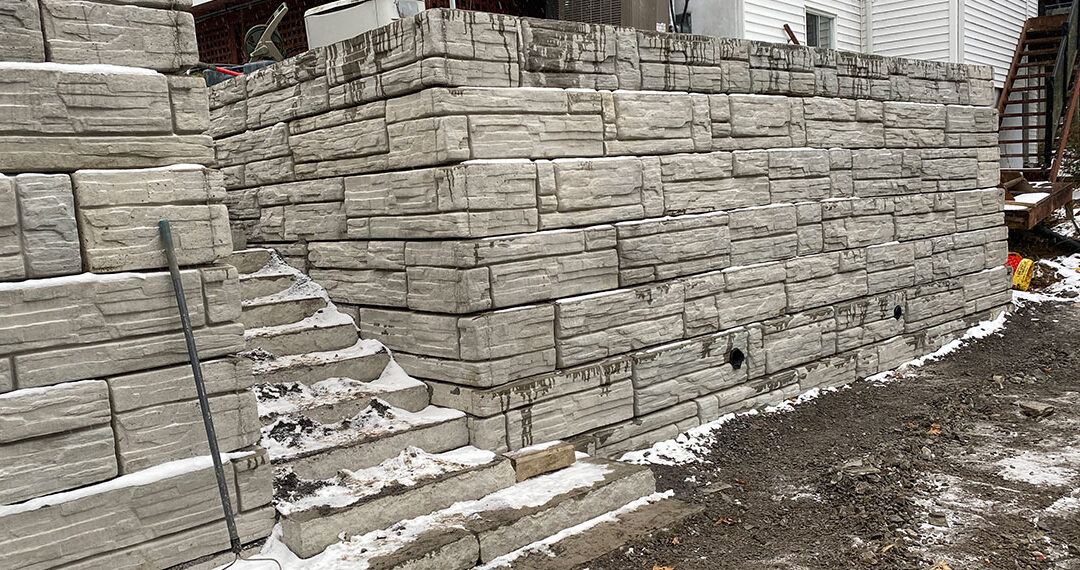 Retaining Wall & Steps